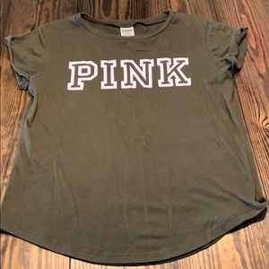 Green Pink shirt